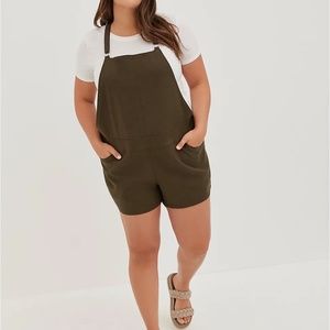 Torrid - Shortall - Stretch Linen Olive - 2x - NWT